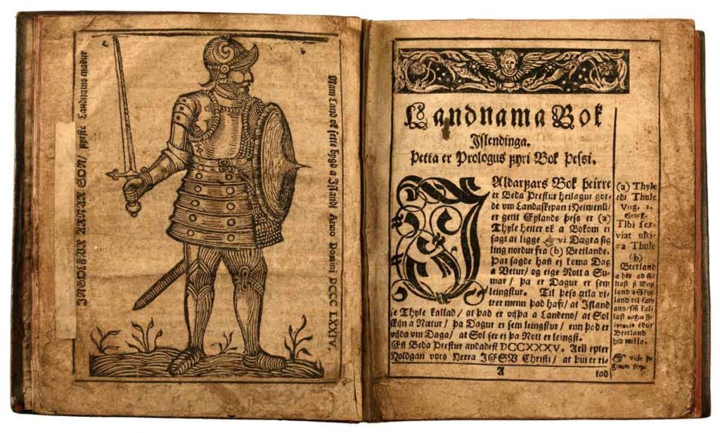 Kopie des Landnámabók, Island, 1688