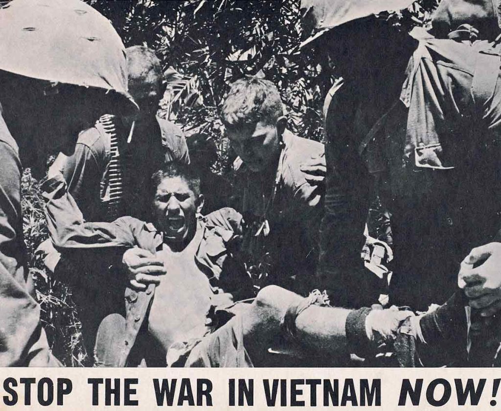 „Stoppt den Krieg in Vietnam jetzt“-Poster