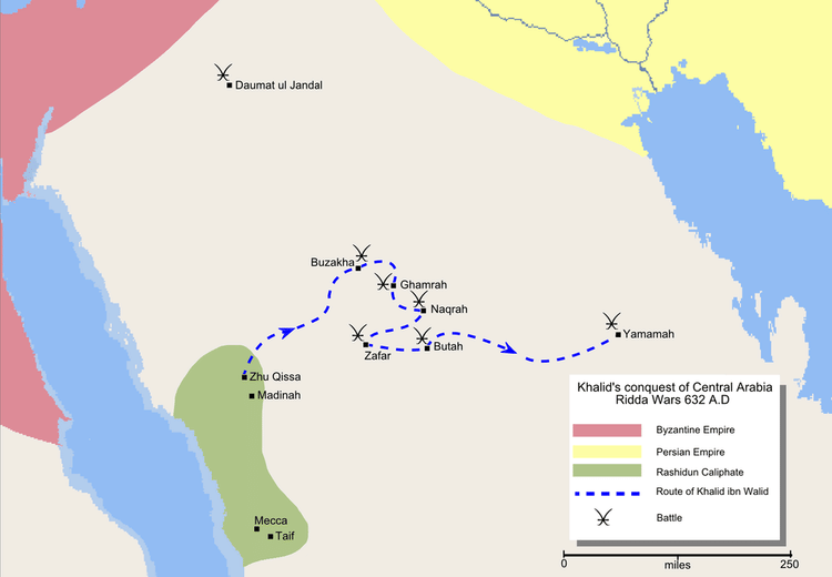 Khalid ibn al-Walid's Campaign in Arabia